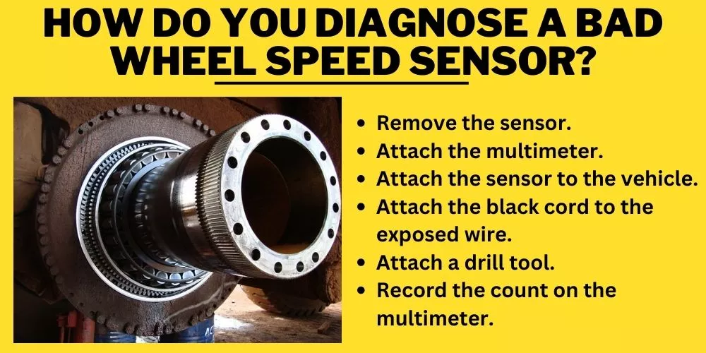 How do you diagnose a bad wheel speed sensor