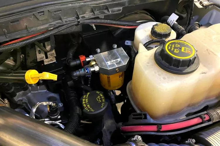 How often to change the fuel filter on the 6.7 Powerstroke