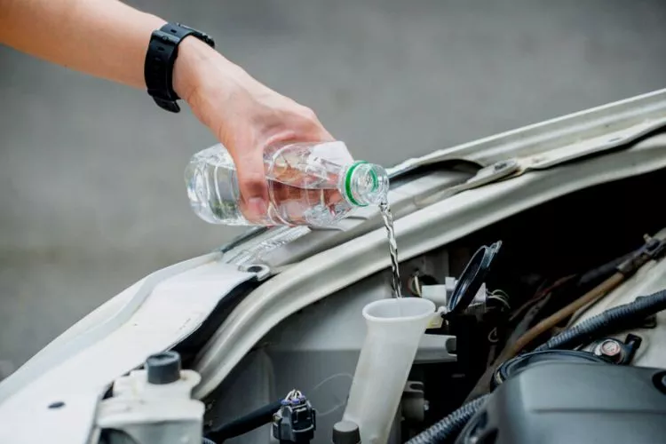 What is the fastest way to cool down a car engine