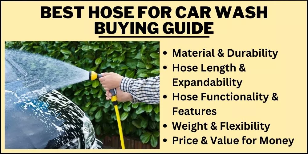 Best hose for car wash buying guide